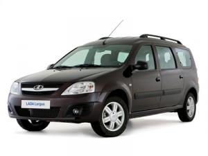 Коврики 3D LUX в салон Lada Largus (Лада Ларгус) (2012-) с бортиком