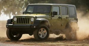 Коврик в багажник в багажник Jeep Wrangler (2007-н.в.) с бортиком