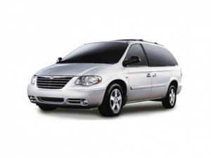 Резиновый коврик в багажник Chrysler Voyager (Крайслер Вояджер) 2000-2007 с бортиком