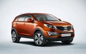 Коврики 3D LUX в салон Kia Sportage 3 (Киа Спортейдж 3) (2010-2015) с бортиком