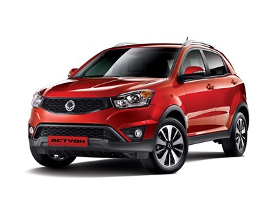 Коврик в багажник в багажник SsangYong Actyon 2 (СсангЕнг Актион 2) с бортиком