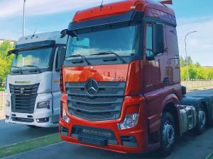 Коврики в салон Mercedes-Benz Actros (Мерседес Actros) с бортиком