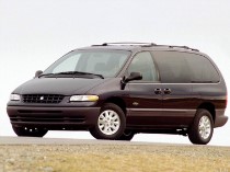 Коврики в салон+ в багажник Chrysler Grand Voyager 3 (Крайслер Гранд Вояджер 3) ковролин LUX