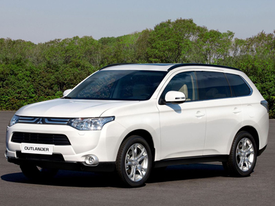 Коврик в багажник в багажник Mitsubishi Outlander 3 (Митсубиси Оутлендер 3) (БЕЗ органайзера) с бортиком