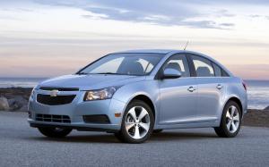 Коврики 3D LUX в салон Chevrolet Cruze (2009-н.в.) с бортиком