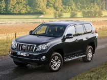 Коврик в багажник Toyota Land Cruiser Prado 150 (Тойота Ленд Крузе Прадо 150) с бортиком