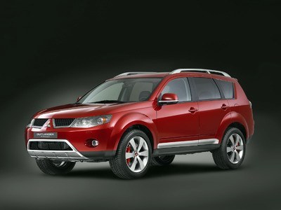 Коврики в салон Mitsubishi Outlander XL (Митсубиси Аутлендер ХЛ) с бортиком