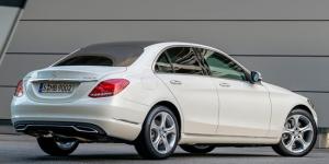 Ворсовой коврик в багажник Mercedes C-class W205