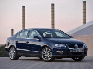 Коврики в салон Volkswagen Passat B6 (Фольксваген Пассат Б6) 3D с бортиком