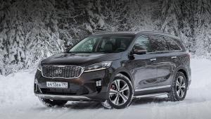 Коврики 3D LUX в салон Kia Sorento Prime (2015-н.в.) с бортиком