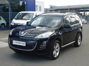Резиновый коврик в багажник Peugeot 4007 (2006-2012) с бортиком