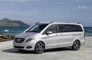 Коврики в салон + багажник Mercedes V-class (2014-н.в.) 