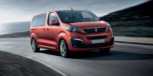 Коврики в салон Peugeot Traveller Business Long (Пежо Травеллер Лонг ) (1+2+3 + багажник) 3D с бортиком