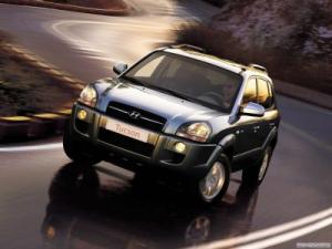 Коврики 3D LUX в салон Hyundai Tucson 1 (Хендай Туссан 1) (2004-2010) с бортиком