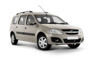 Резиновые коврики в салон Lada Largus (2012-н.в.) с бортиком