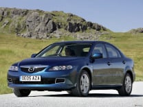 Резиновые коврики в салон Mazda 6 (Мазда 6) (2002-2007) с бортиком