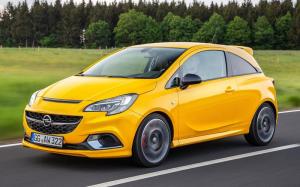 Резиновый коврик в багажник Opel Corsa D (2006-2018) с бортиком