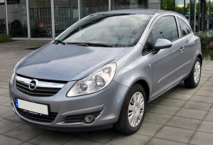 Коврики 3D в салон Opel Corsa D/E (2006-2018) с бортиком
