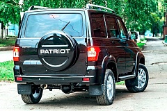 Резиновый коврик в багажник UAZ Patriot (Уаз Патриот) (2014-) с бортиком