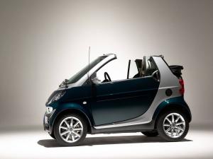 Ворсовый коврики в багажник Smart  Fortwo 2 Cabrio (2007-2015) 