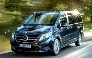 Коврики в салон Mercedes-Benz V-class 447 (ПЕРЕД) с бортиком