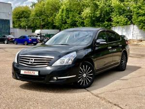 Резиновый коврик в багажник Nissan Teana SD (2008-2014) с бортиком
