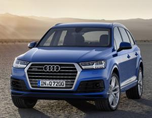 Коврики в салон Audi Q7 (Ауди Ку7 2) (2015-) 5 мест 3D с бортиком
