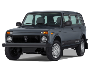 Резиновые коврики в салон  Lada 2131 4x4  с бортиком