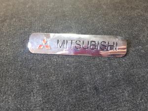 Лейбл металлический Mitsubishi ( Митсубиси) цветной БОЛЬШОЙ