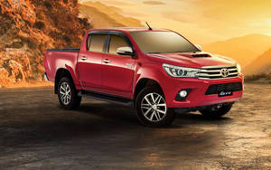 Велюровые коврики в салон Toyota Hilux Vlll (Тойота Хайлюкс Vlll) Double Cab КОВРОЛИН ЛЮКС