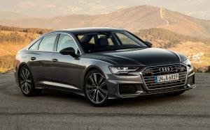 Коврики 3D LUX в салон Audi A6 C8 (2018-н.в.) с бортиком
