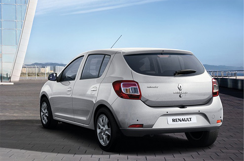 Коврик в багажник в багажник Renault Sandero 2 (Рено Сандеро 2) С бортиком