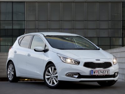 Велюровый коврик в багажник Kia Ceed 2 хэтчбэк (Киа Сид 2 хэтчбек)