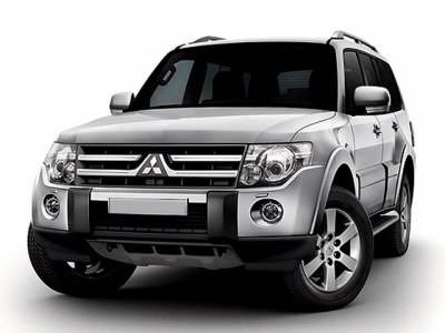 Коврики в салон Mitsubishi Pajero 4 (Митсубиси Паджеро 4) 3D с бортиком