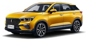 Коврики 3D LUX в салон Faw Bestune T77 (2018-н.в.) с бортиком