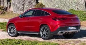 Коврик в багажник Mercedes-Benz GLE Coupe ll C167 (Мерседес ГЛЕ С167 Купе ) с бортиком