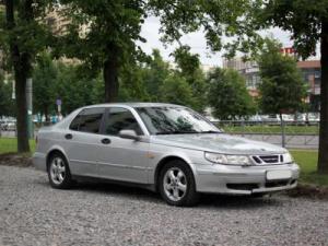 Резиновые коврики в салон SAAB 9-5 (Сааб 9-5) с бортиком