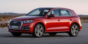 Коврик в багажник Audi Q5 (Ауди Ку5) (2017-) с бортиком
