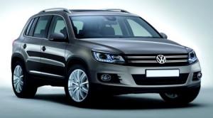 Коврики 3D LUX в салон Volkswagen Tiguan 1 (2007-2016) с бортиком