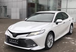 Велюровые коврики в салон Toyota Camry VIII (Тойота Камри 8)  (2017-) Ковролин SUPER PREMIUM