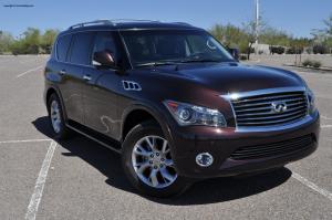 Коврик в багажник в багажник Infiniti QX56 (Инфинити QX 56) с бортиком