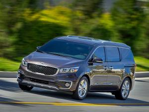 Коврики в салон Kia Carnival (Киа Карнивал)(2015-) 3D с бортиком 