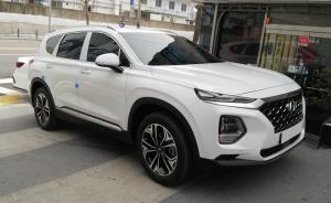 Коврик в багажник Hyundai Santa Fe TM (2018-н.в.) 5 мест с бортиком