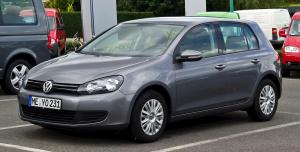 Коврики в салон Volkswagen Golf 6 (2008-2012) бежевый 3D с бортиком