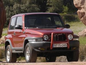 Резиновые коврики в салон SsangYong Korando (2003-2006) с бортиком