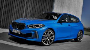 Коврики в салон Bmw 1 серии F40 (2019-н.в.) 3D с бортиком