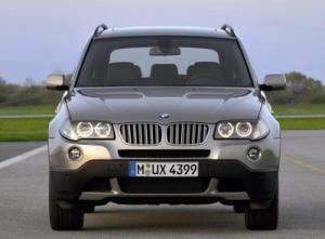 Коврики 3D LUX в салон Bmw X3 E83(Бмв Х3 Е83) (2003-2010) с бортиком