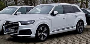 Коврик в багажник Audi Q7 4M (2015-н.в.) 7 мест бежевый