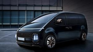 Коврики в салон + багажник Hyundai Staria 1 (2021-н.в.) 8 мест