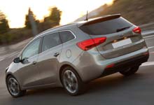 Велюровый коврик в багажник  Kia Ceed 2 универсал (Киа Сид 2 Универсал)